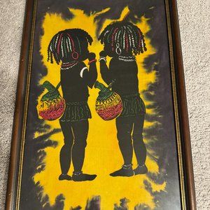 African girls playing